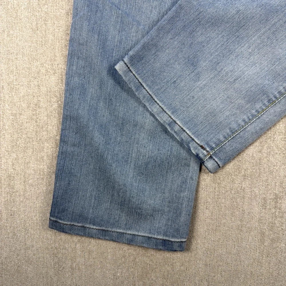 Enzo Tovare Jeans Women 34 Light Wash Denim 5 Pockets Straight Leg